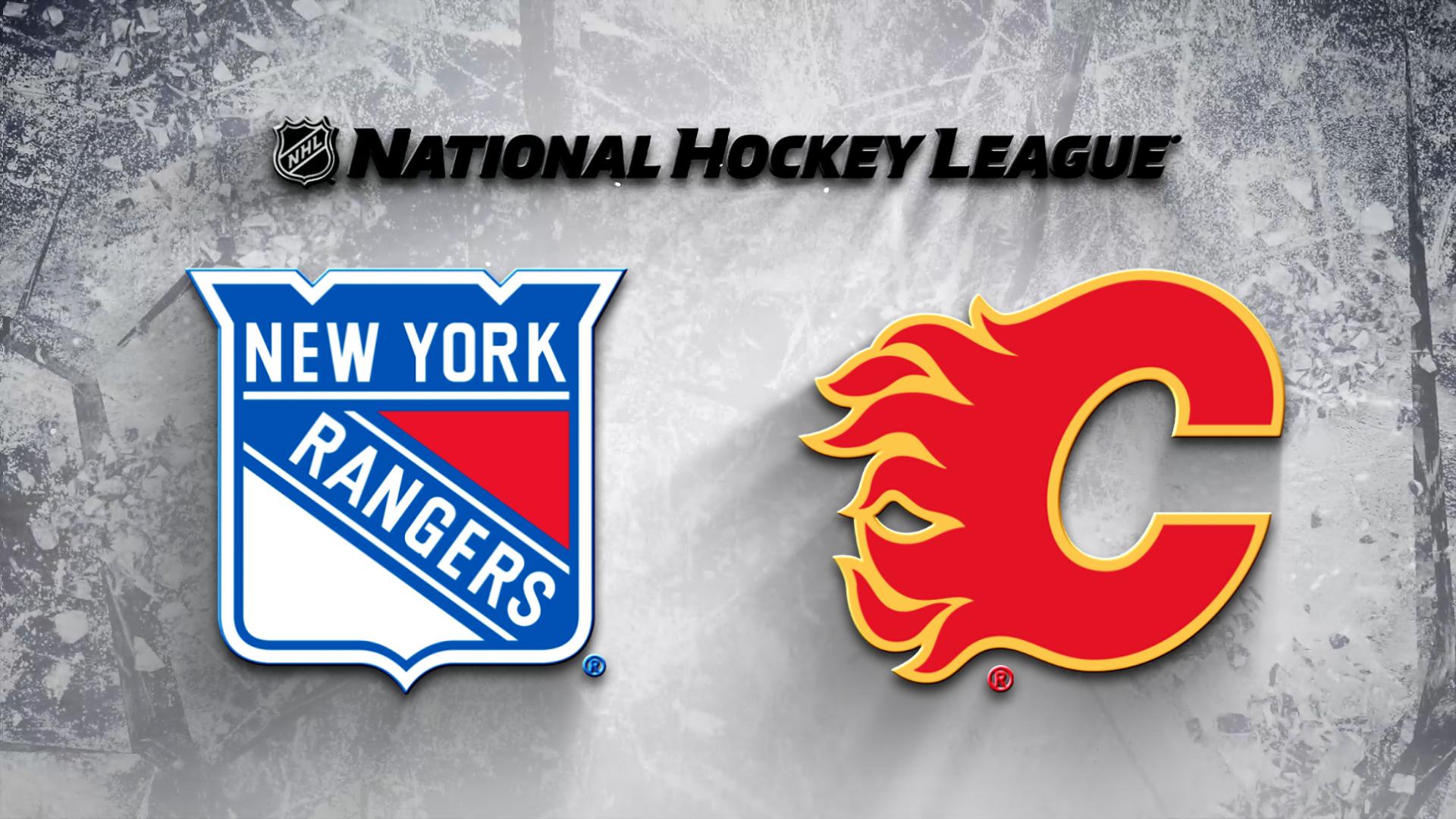 Calgary Flames Vs New York Rangers