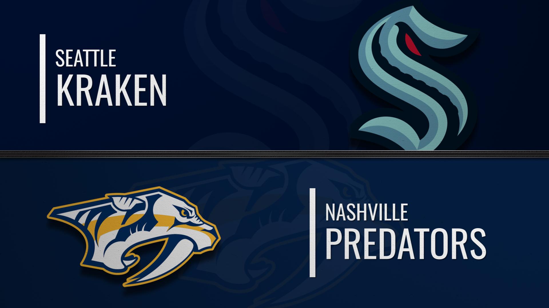 Nashville Predators Vs. Seattle Kraken