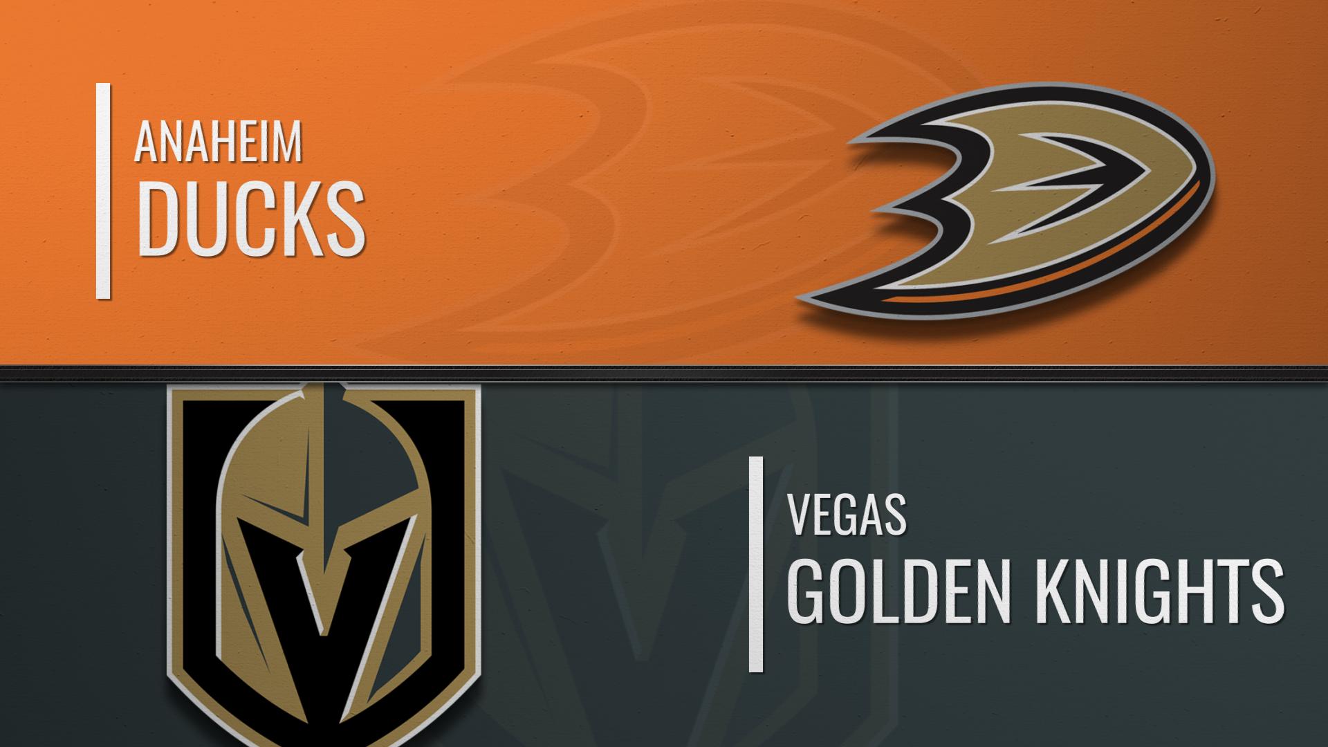 Vegas Golden Knights vs. Anaheim Ducks