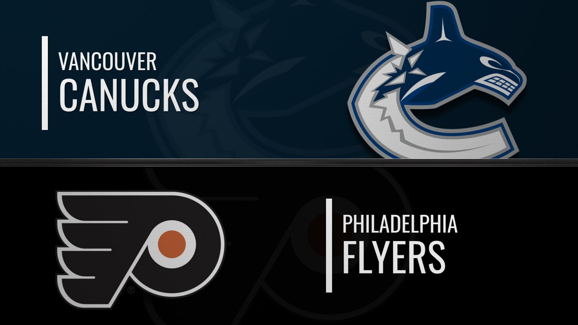 Philadelphia Flyers Vs. Vancouver Canucks