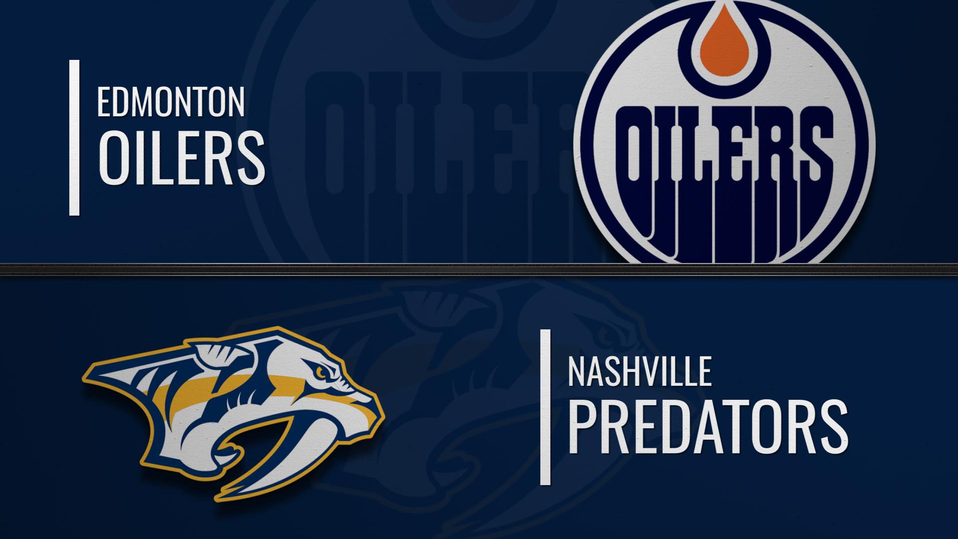 Nashville Predators Vs. Edmonton Oilers