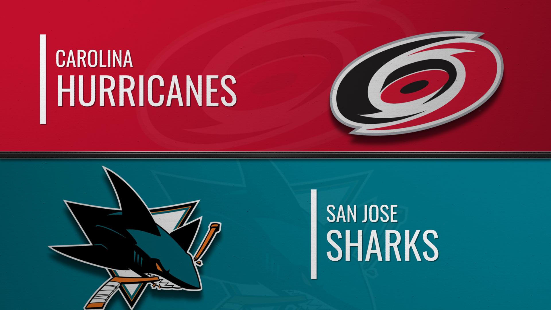 San Jose Sharks Vs. Carolina Hurricanes