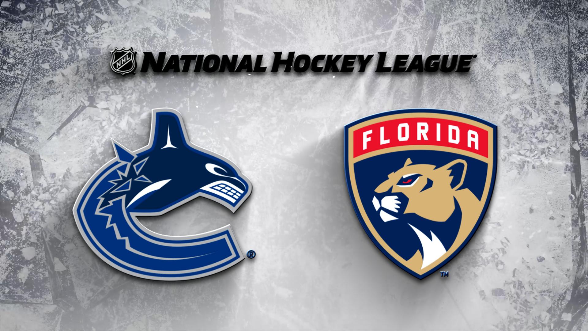 Florida Panthers Vs. Vancouver Canucks