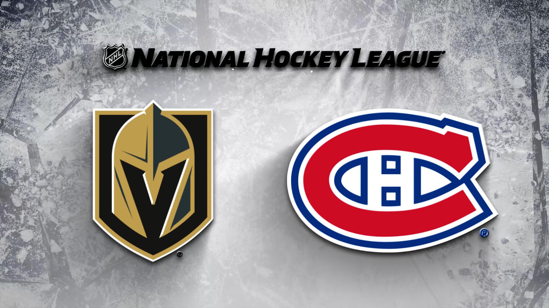 Montreal Canadiens Vs Vegas Golden Knights 