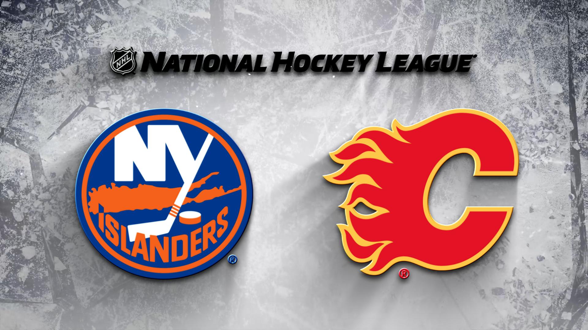 Calgary Flames Vs. New York Islanders