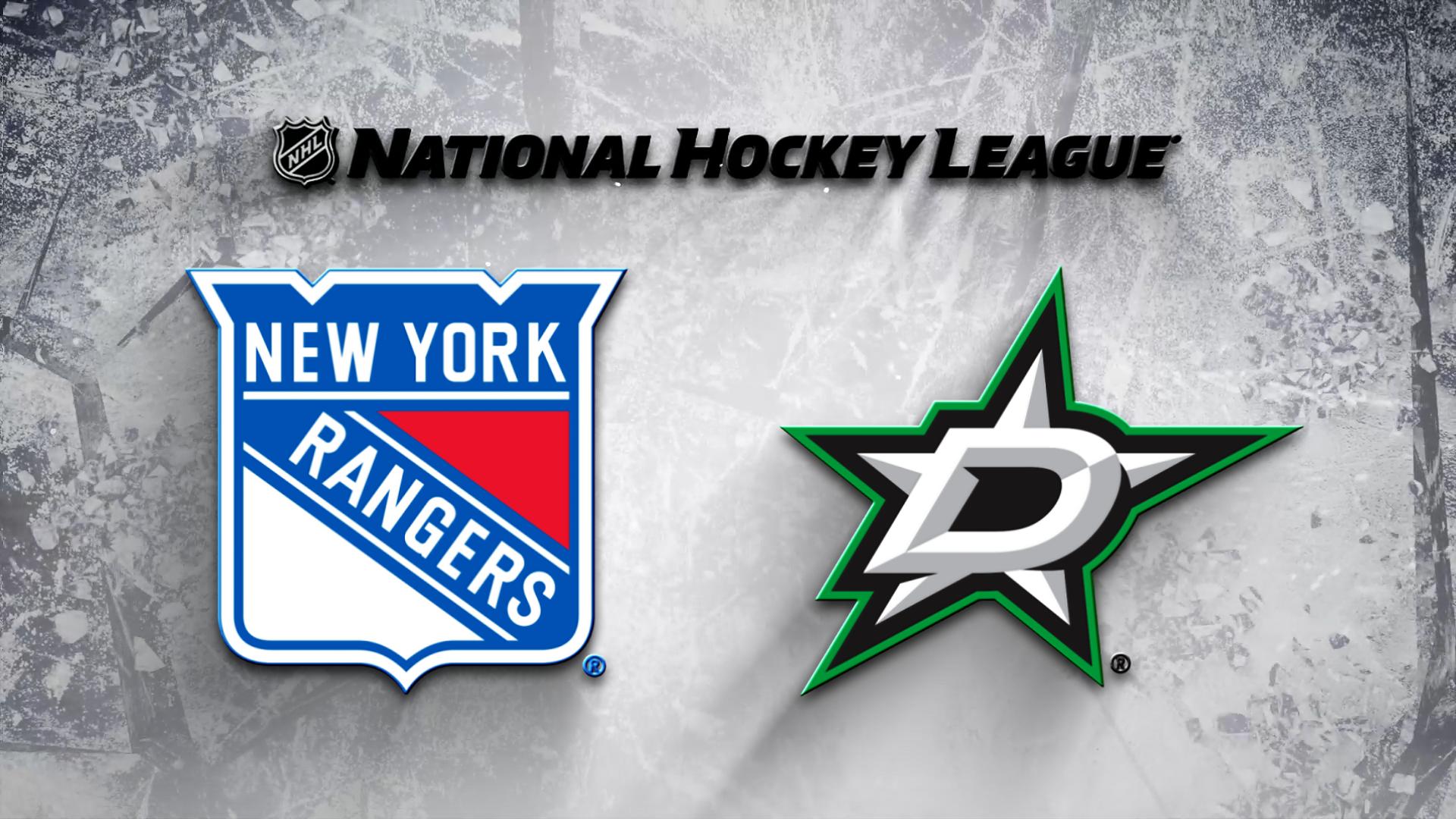 Dallas Stars vs. New York Rangers