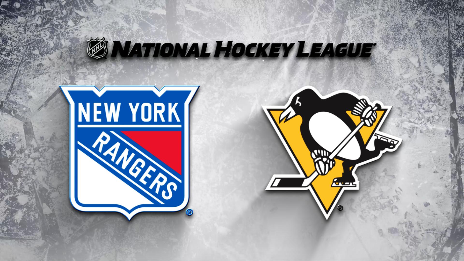 Pittsburgh Penguins vs. New York Rangers