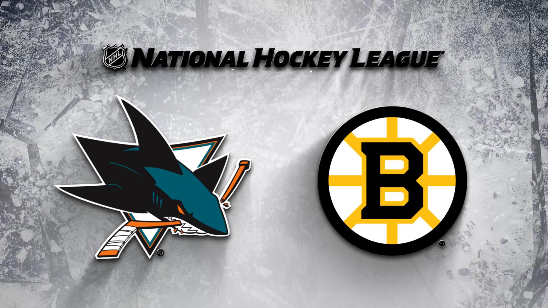 Boston Bruins Vs. San Jose Sharks