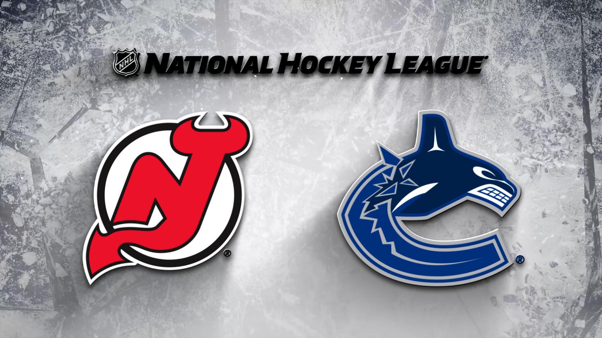 Vancouver Canucks Vs. New Jersey Devils