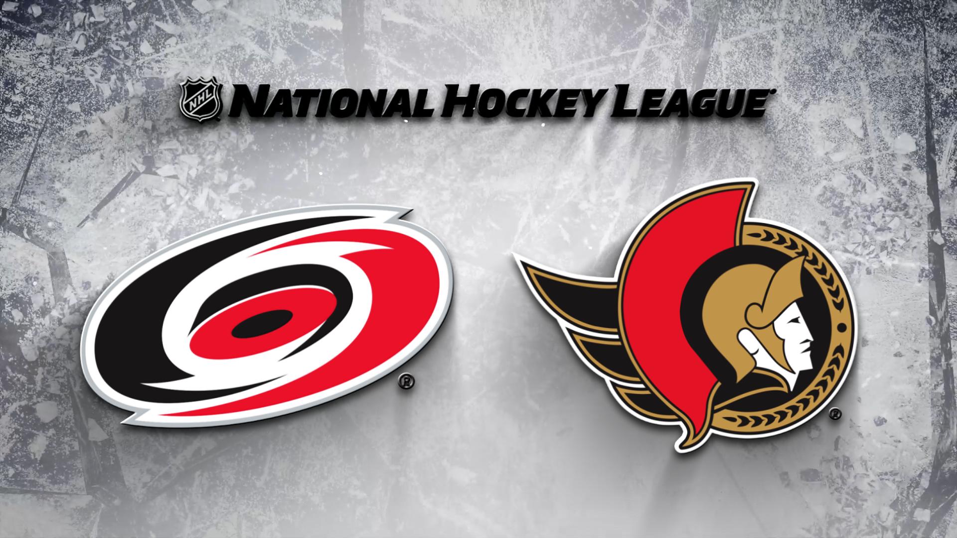 Ottawa Senators Vs Carolina Hurricanes 