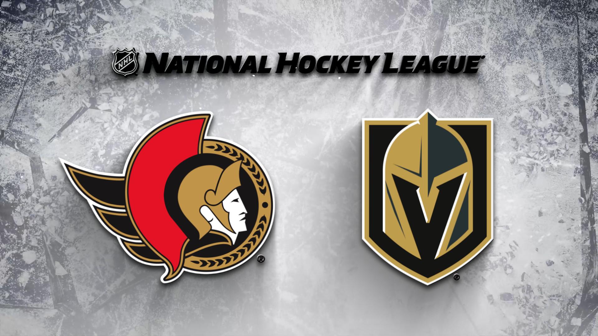 Vegas Golden Knights Vs. Ottawa Senators