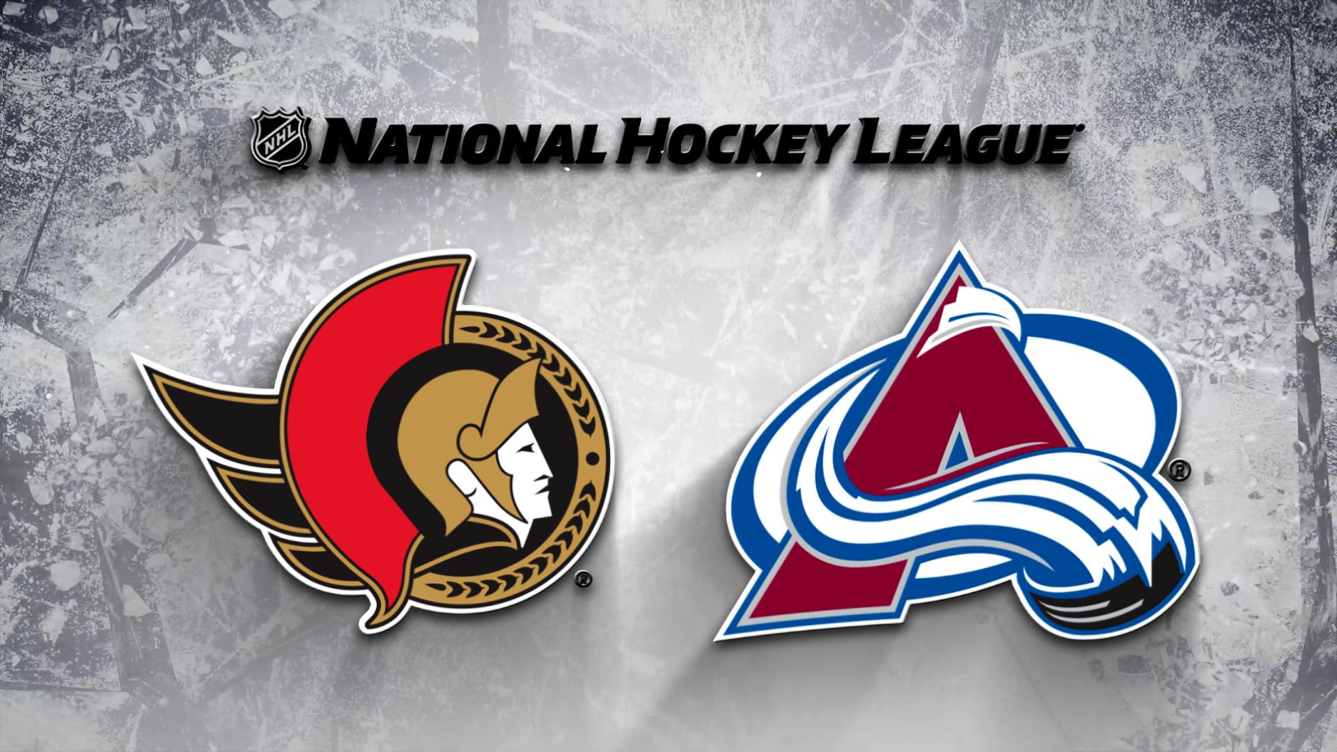 Colorado Avalanche Vs. Ottawa Senators