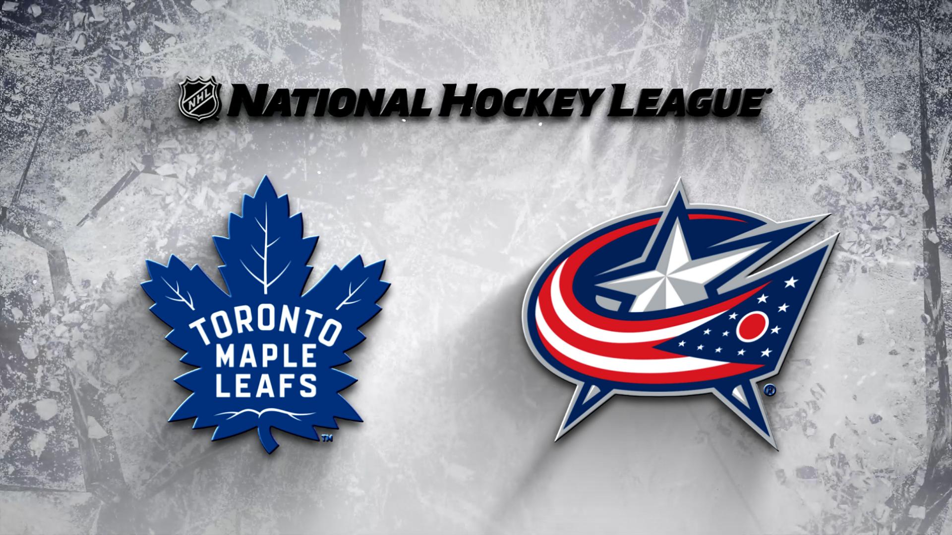 Columbus Blue Jackets Vs. Toronto Maple Leafs