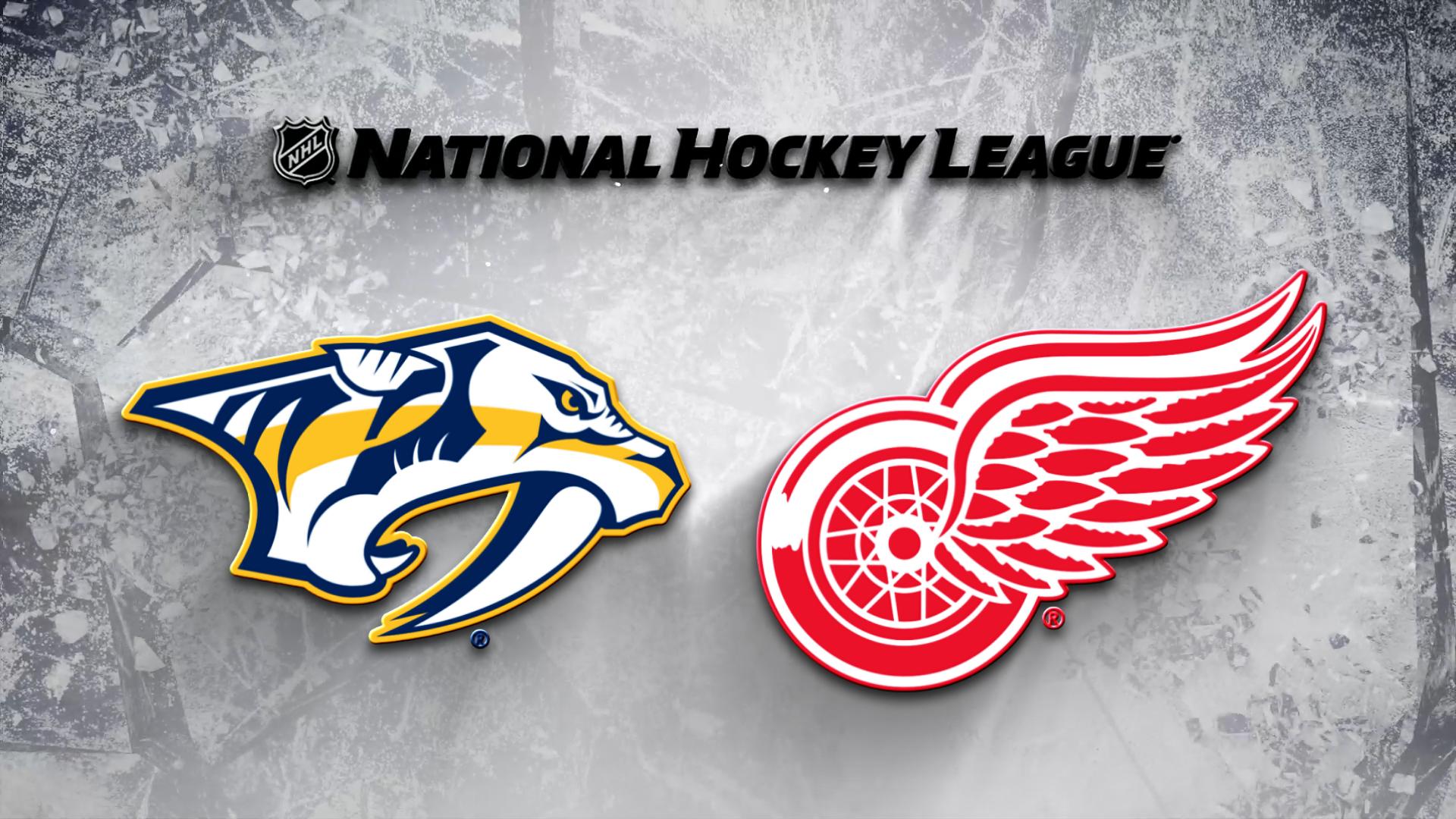 Detroit Red Wings vs. Nashville Predators