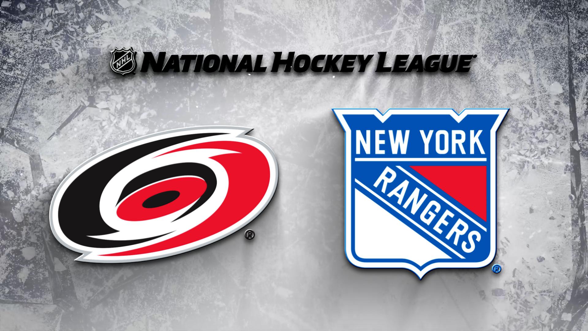 New York Rangers vs. Carolina Hurricanes