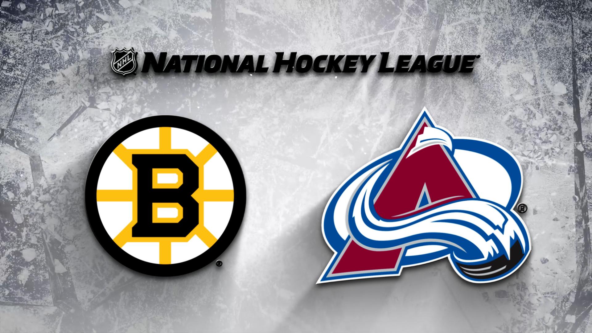 Colorado Avalanche vs. Boston Bruins