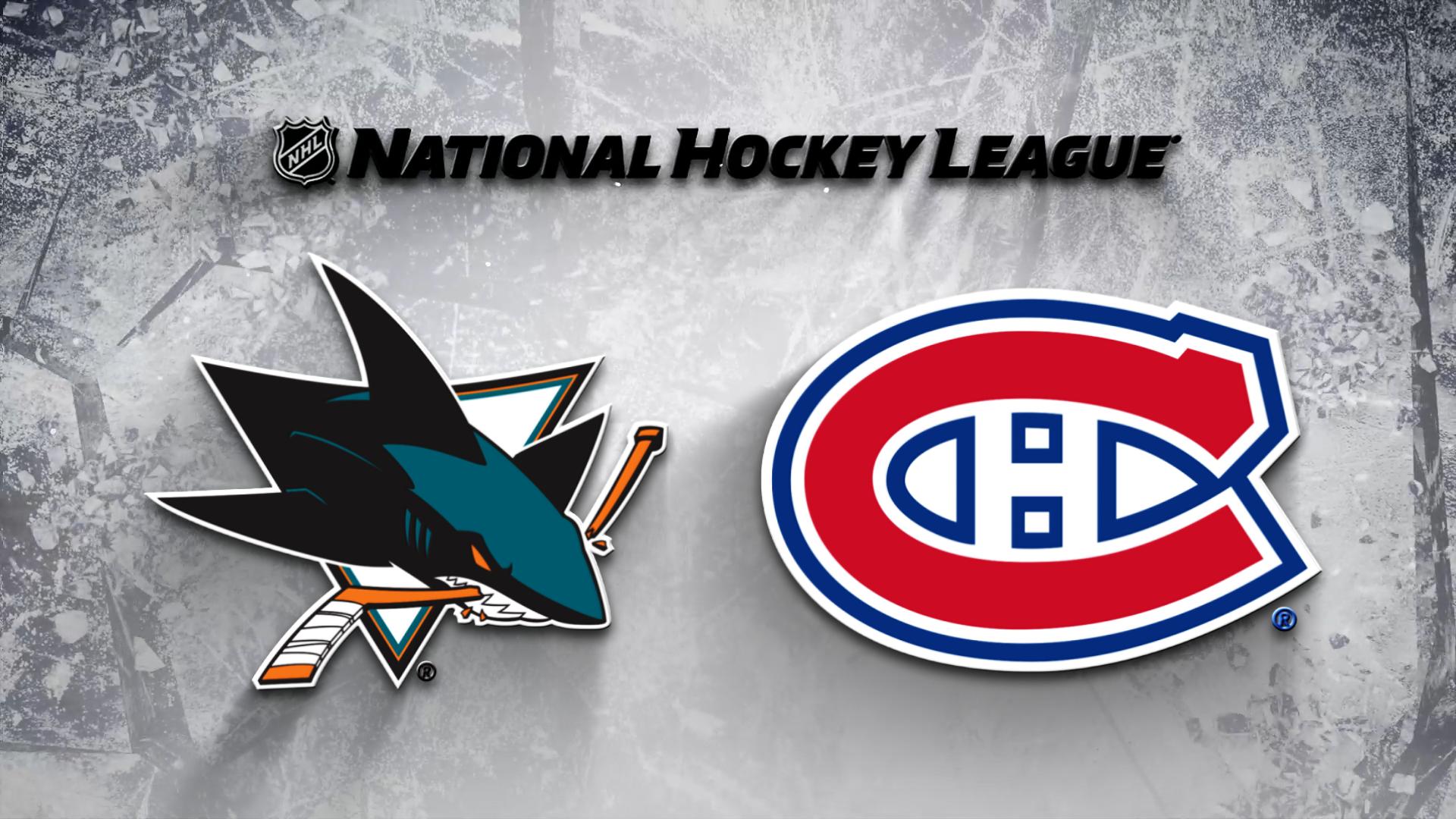 Montreal Canadiens vs. San Jose Sharks