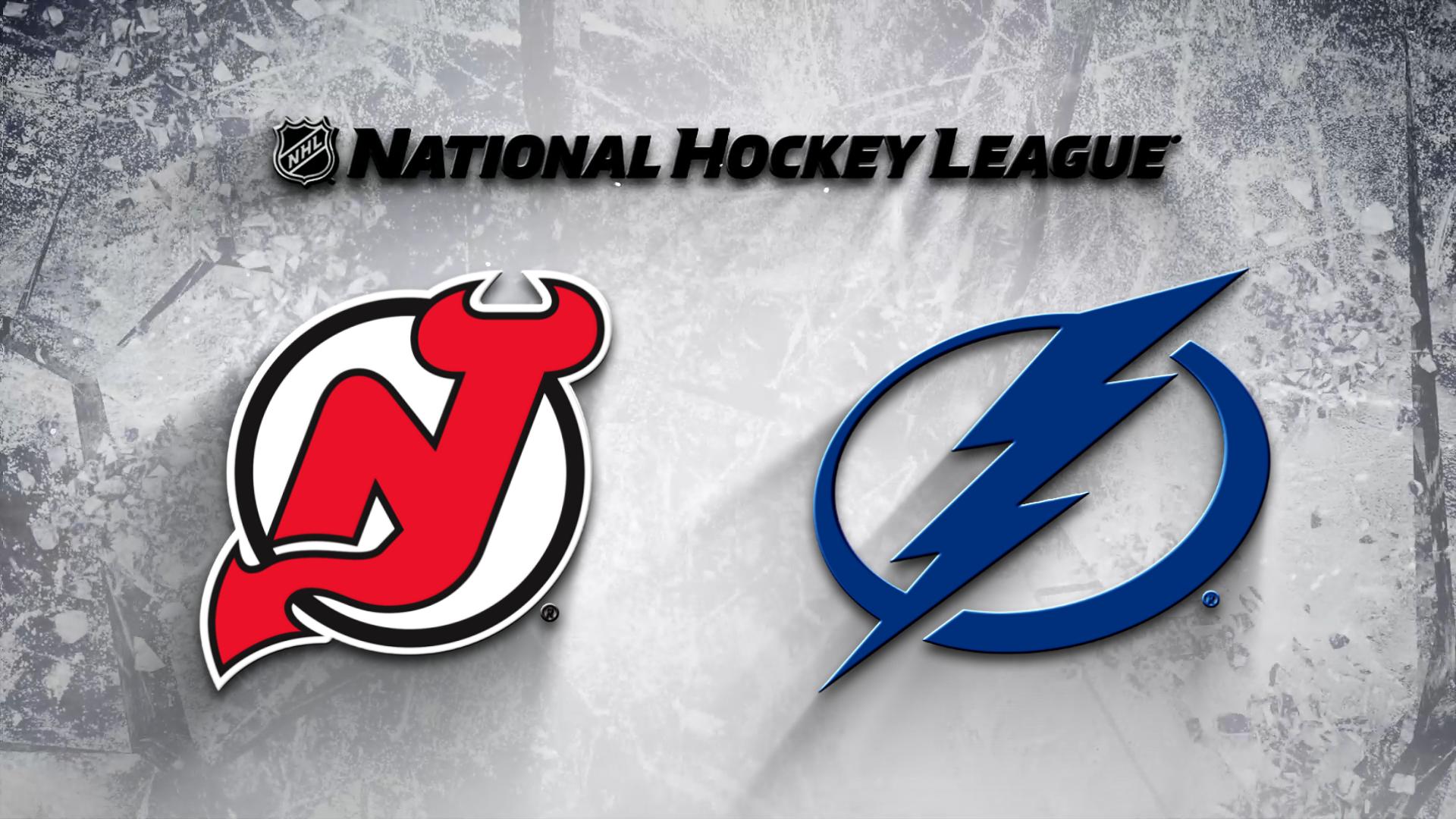 Tampa Bay Lightning Vs. New Jersey Devils