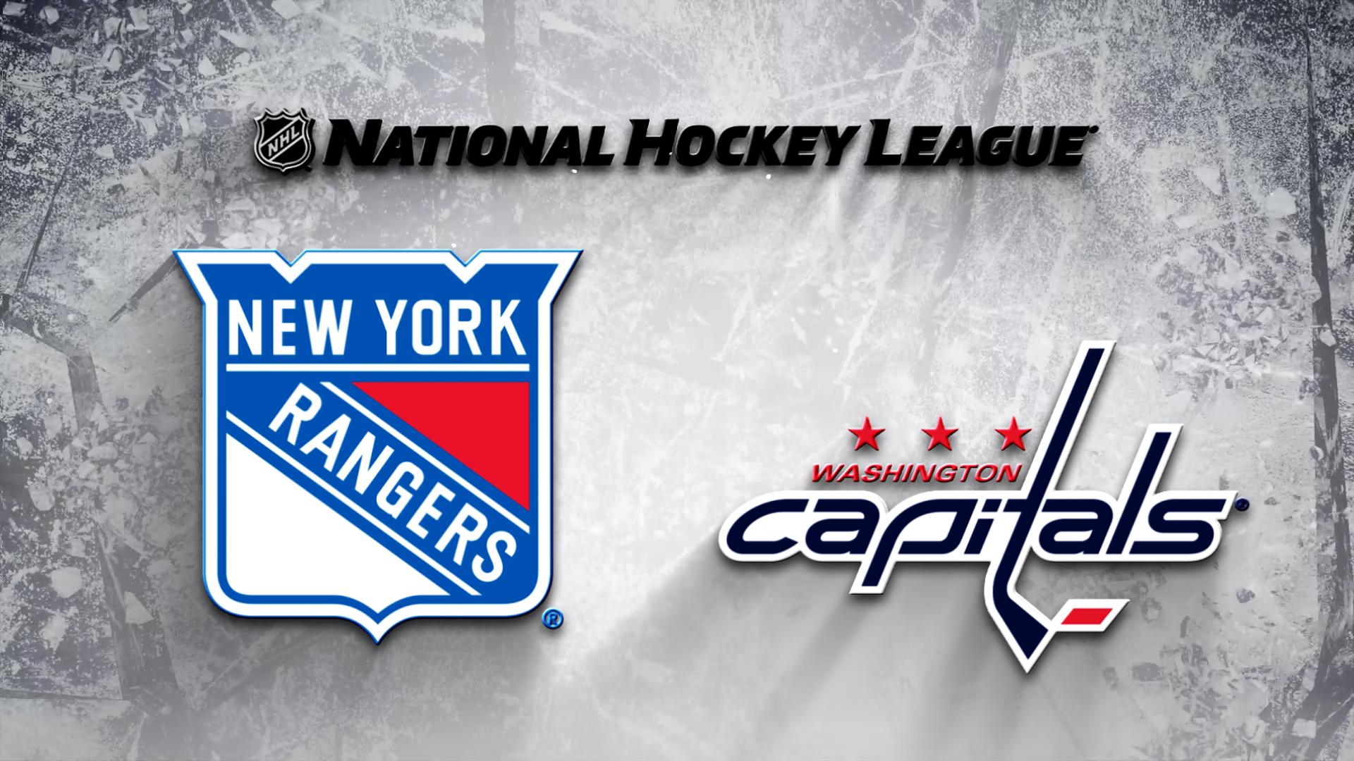 Washington Capitals Vs. New York Rangers